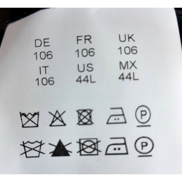 Hugo Boss Reda Super 100 Virgin Wool Mens Size 44L Work Event Blazer Navy Blue - Picture 8 of 9